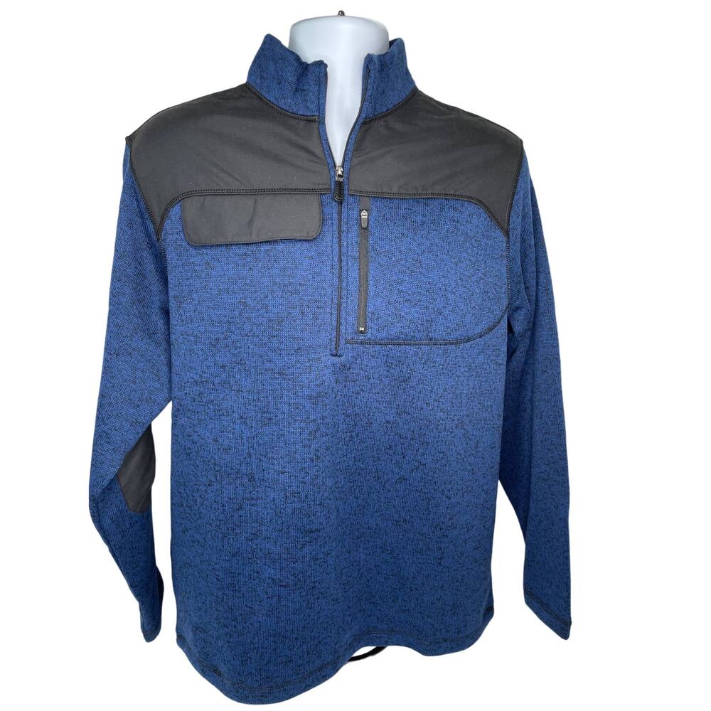 CQR Thermal Fleece Men's SMALL Qtr-Zip Pullover Outdoor Warm Sweater NEW w/Tags